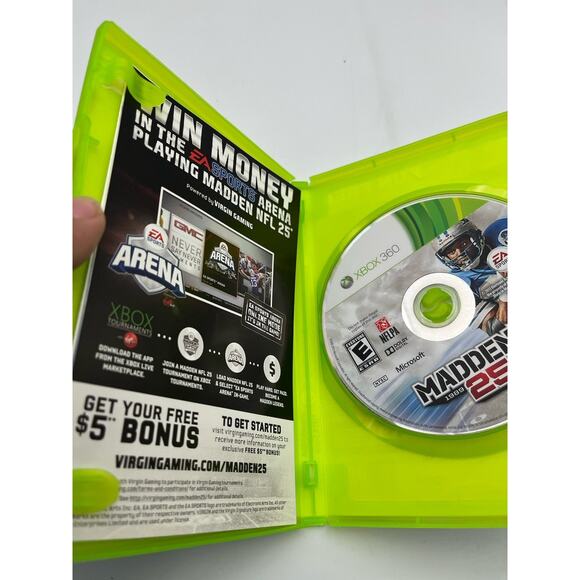 Madden NFL 25 (Microsoft Xbox 360, 2013) Complete In Box - Picture 2 of 5